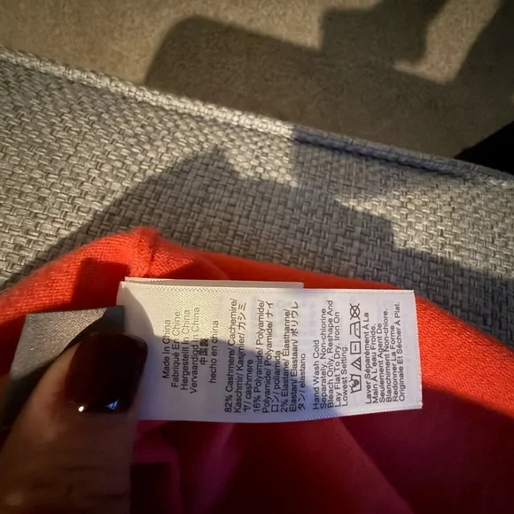 J. Crew Cashmere Coral Sleeveless Top - Picture 4 of 6